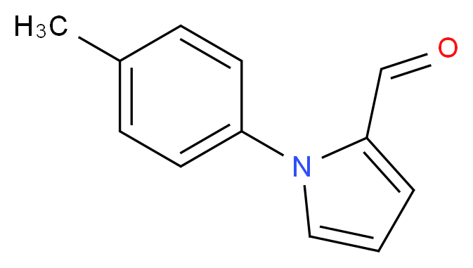 1-(对甲苯基)-1H-吡咯-2-甲醛_分子结构_CAS_30186-38-0)