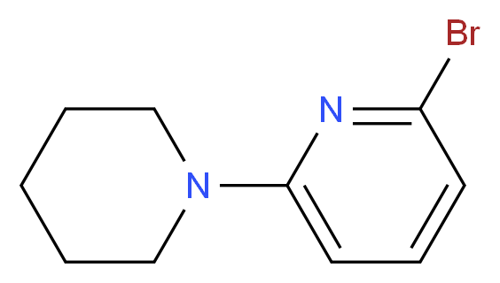 2-bromo-6-piperidinopyridine_分子结构_CAS_24255-97-8)