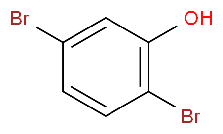 2,5-Dibromophenol 96+%_分子结构_CAS_28165-52-8)