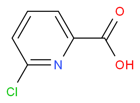 2-Chloropyridine-6-carboxylic acid_分子结构_CAS_4684-94-0)