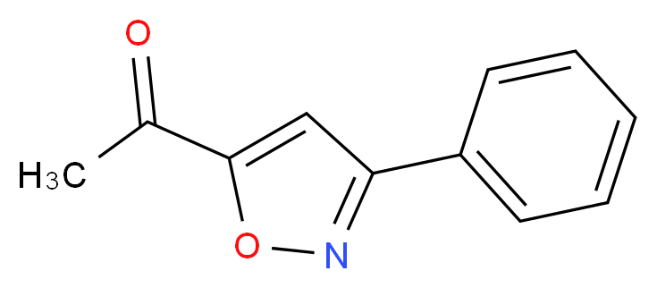 1-(3-Phenyl-5-isoxazolyl)-1-ethanone_分子结构_CAS_2048-69-3)