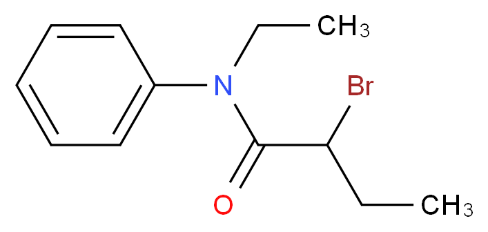 2-Bromo-N-ethyl-N-phenylbutanamide_分子结构_CAS_)