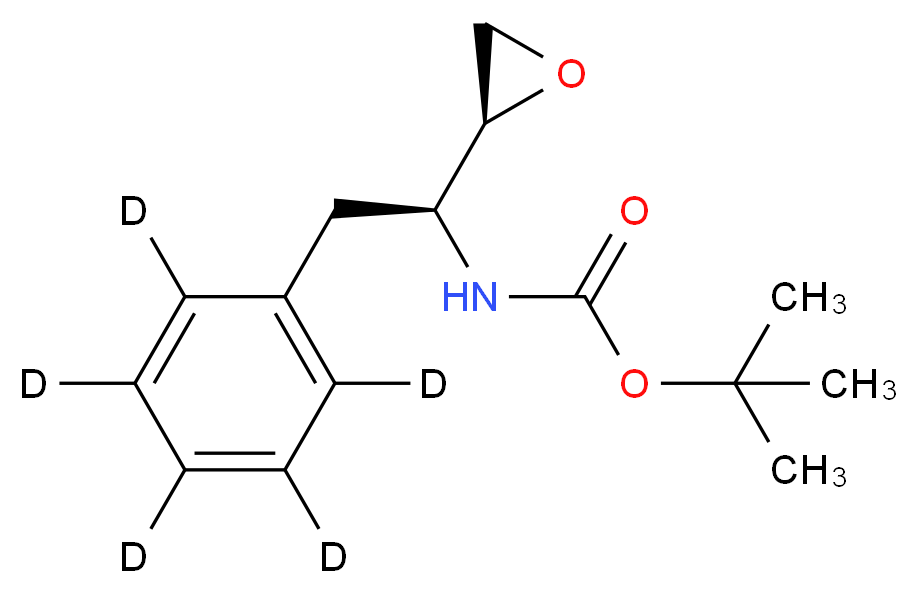 (2R,3S)-3-Boc-amino-1,2-epoxy-4-phenyl-d5-butane_分子结构_CAS_856765-76-9)