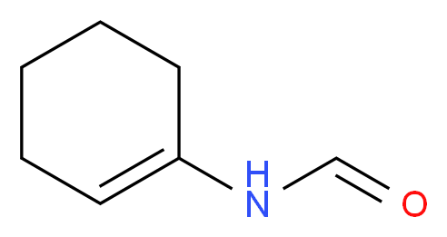 N-(cyclohex-1-en-1-yl)formamide_分子结构_CAS_40652-40-2