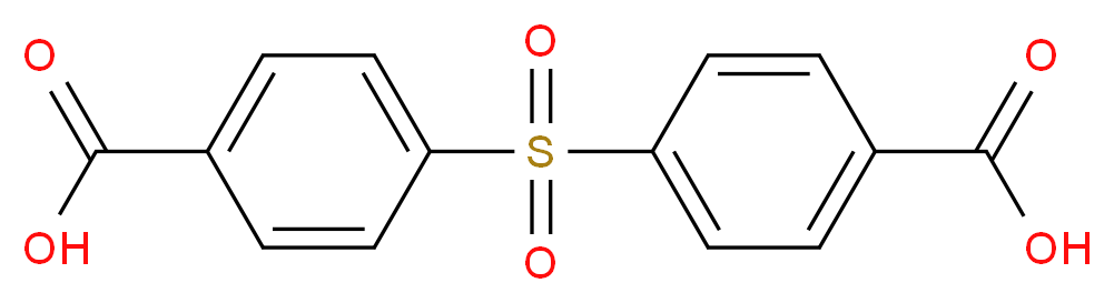 4-(4-carboxybenzenesulfonyl)benzoic acid_分子结构_CAS_2449-35-6