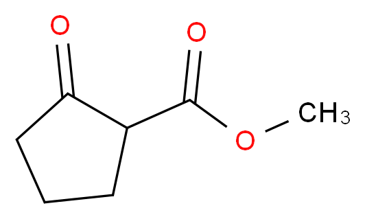 2-氧代环戊烷羧酸甲酯_分子结构_CAS_10472-24-9)