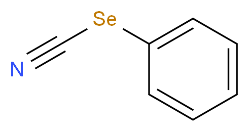 (phenylselanyl)formonitrile_分子结构_CAS_2179-79-5