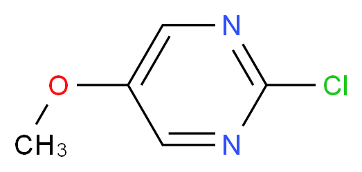 2-Chloro-5-methoxypyrimidine_分子结构_CAS_22536-65-8)