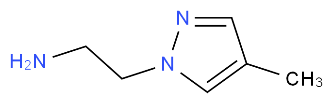 2-(4-methyl-1H-pyrazol-1-yl)ethan-1-amine_分子结构_CAS_)