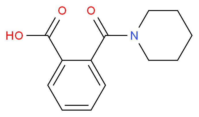 2-(piperidin-1-ylcarbonyl)benzoic acid_分子结构_CAS_20320-44-9)