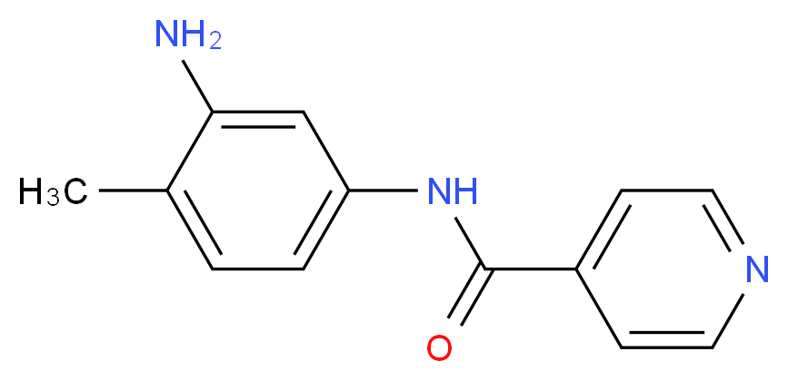 N-(3-Amino-4-methylphenyl)isonicotinamide_分子结构_CAS_)