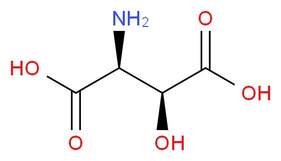 3-Hydroxyaspartic acid_分子结构_CAS_1860-87-3)