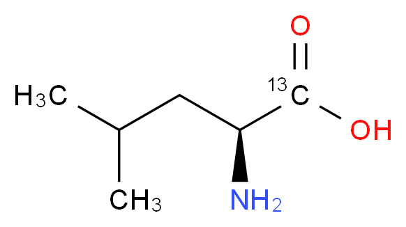 L-亮氨酸-1-13C_分子结构_CAS_74292-94-7)