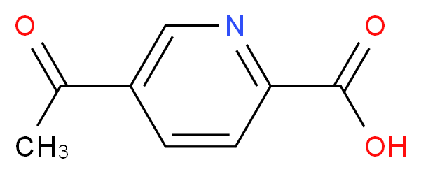 5-Acetyl-2-pyridinecarboxylic acid_分子结构_CAS_65184-39-6)