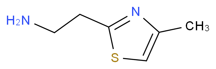 2-(4-methylthiazol-2-yl)ethanamine_分子结构_CAS_)