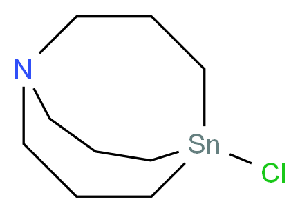 5-chloro-1-aza-5-stannabicyclo[3.3.3]undecane_分子结构_CAS_93253-73-7