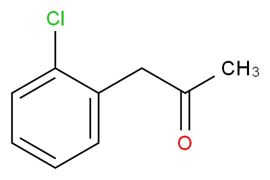 1-(2-chlorophenyl)propan-2-one_分子结构_CAS_)