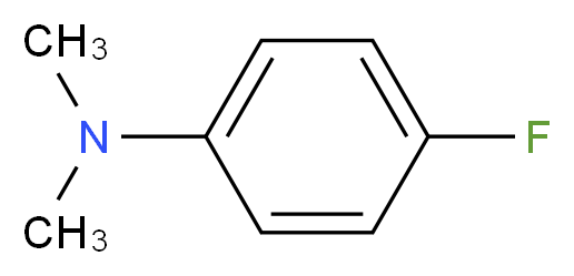 4-fluoro-N,N-dimethylaniline_分子结构_CAS_403-46-3
