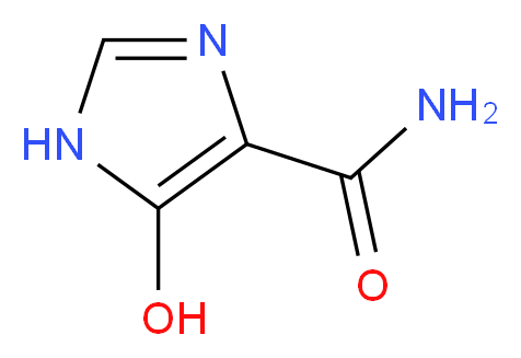 5-Hydroxy-1H-imidazole-4-carboxamide_分子结构_CAS_56973-26-3)