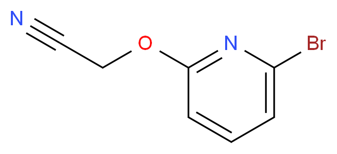 2-((6-BroMopyridin-2-yl)oxy)acetonitrile_分子结构_CAS_545426-95-7)
