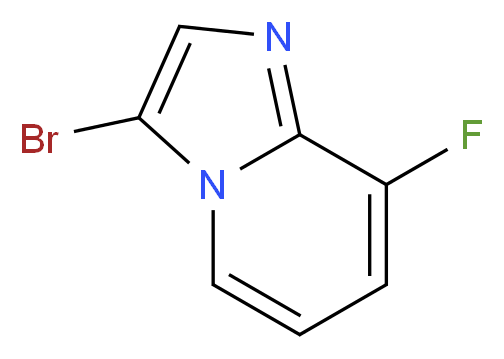 3-bromo-8-fluoroimidazo[1,2-a]pyridine_分子结构_CAS_628691-73-6