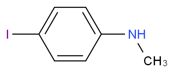 4-iodo-N-methylaniline_分子结构_CAS_60577-34-6