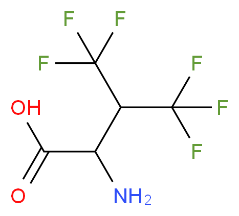 4,4,4,4',4',4'-六氟-DL-缬氨酸_分子结构_CAS_16063-80-2)