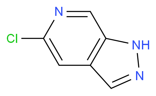 5-Chloro-1H-pyrazolo[3,4-c]pyridine_分子结构_CAS_76006-08-1)
