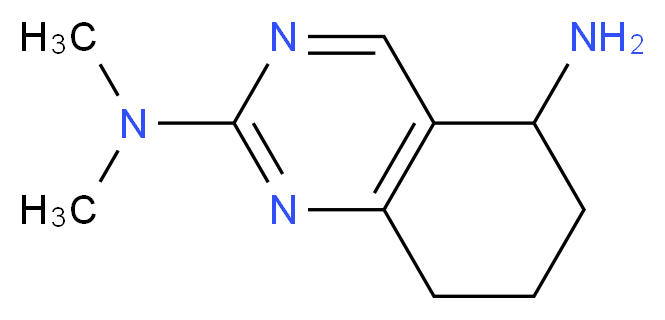N~2~,N~2~-dimethyl-5,6,7,8-tetrahydroquinazoline-2,5-diamine_分子结构_CAS_)