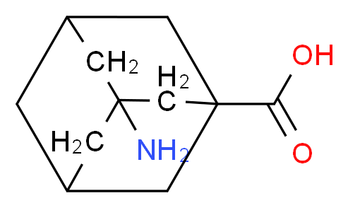 3-aminoadamantane-1-carboxylic acid_分子结构_CAS_6240-10-4)