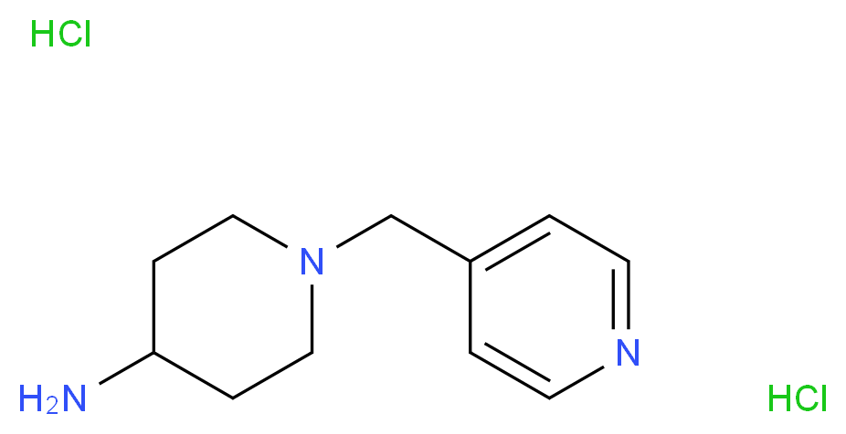 1-(Pyridin-4-ylmethyl)piperidin-4-amine dihydrochloride_分子结构_CAS_160357-89-1)