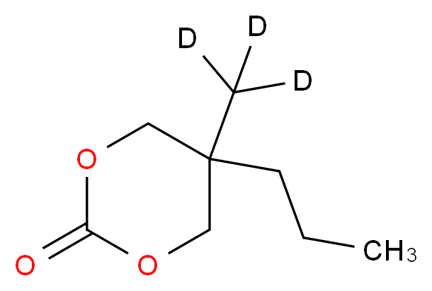 5-Methyl-5-propyl-2-dioxanone-d3_分子结构_CAS_1184973-36-1)