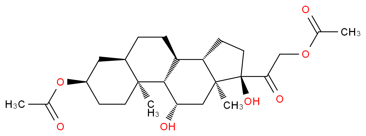 3β-Tetrahydrocortisol 3,21-Diacetate_分子结构_CAS_6820-57-1)