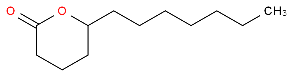 6-(Hept-1-yl)tetrahydro-2H-pyran-2-one_分子结构_CAS_713-95-1)