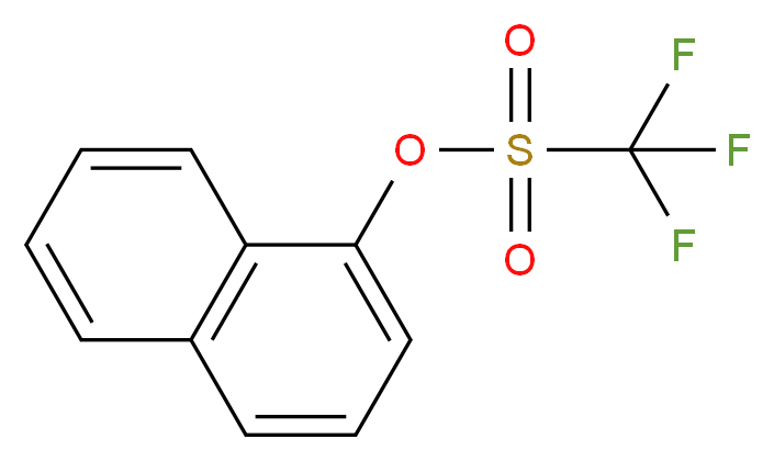 1-萘基三氟甲磺酸酯_分子结构_CAS_99747-74-7)