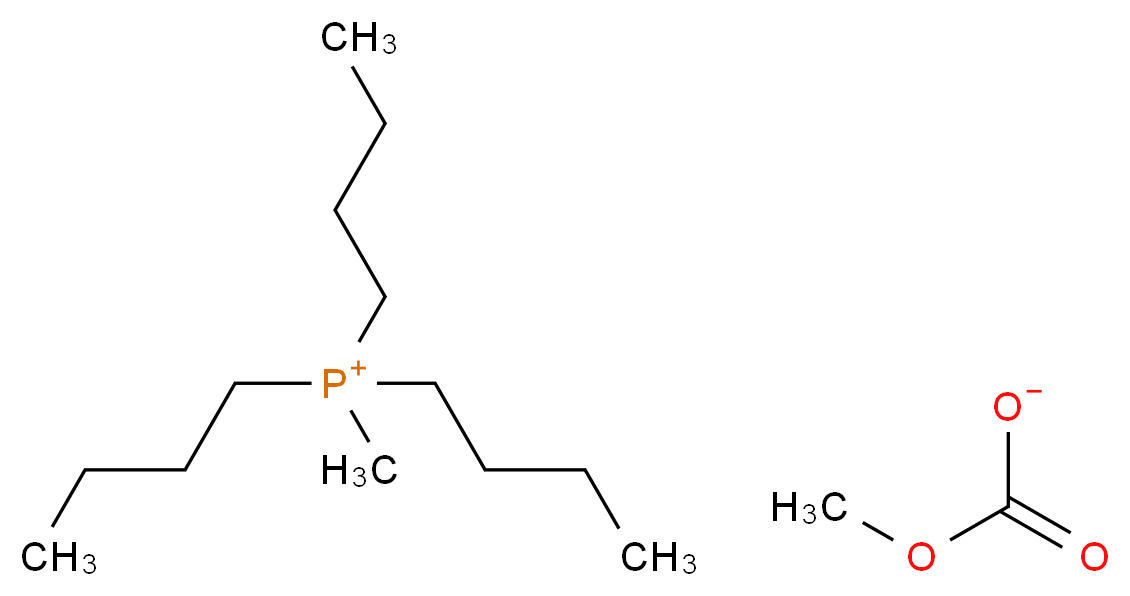 tributyl(methyl)phosphanium methyl carbonate_分子结构_CAS_120256-45-3