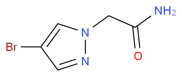 2-(4-bromo-1H-pyrazol-1-yl)acetamide_分子结构_CAS_1177354-50-5)