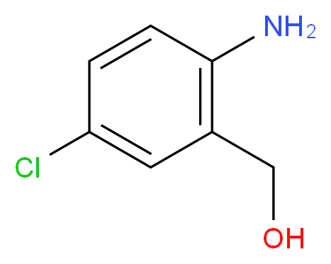 (2-amino-5-chlorophenyl)methanol_分子结构_CAS_37585-25-4