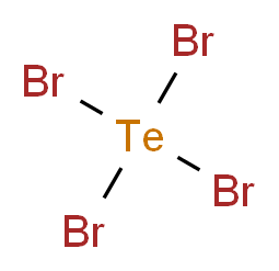 tetrabromo-λ<sup>4</sup>-tellane_分子结构_CAS_10031-27-3