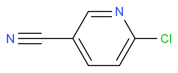 6-氯-3-氰基吡啶_分子结构_CAS_33252-28-7)