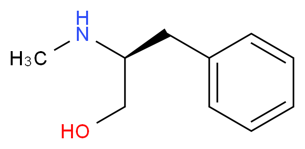 (2S)-2-(methylamino)-3-phenylpropan-1-ol_分子结构_CAS_84773-29-5