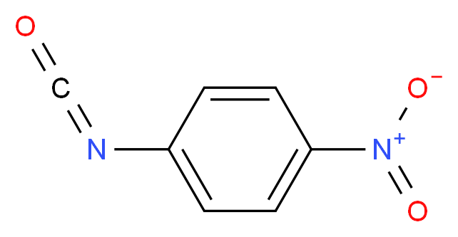 4-Nitrophenyl isocyanate_分子结构_CAS_100-28-7)