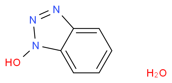 1-羟基苯并三氮唑 水合物_分子结构_CAS_123333-53-9)