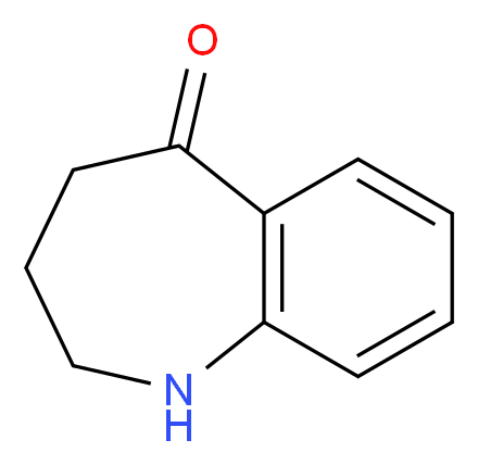 2,3,4,5-tetrahydro-1H-1-benzazepin-5-one_分子结构_CAS_1127-74-8