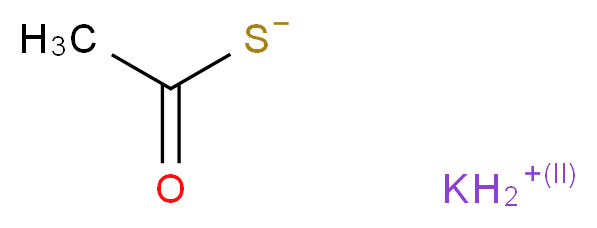 potassium acetylsulfanide_分子结构_CAS_)