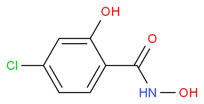 4-Chloro-N,2-dihydroxybenzamide_分子结构_CAS_)