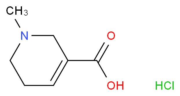 槟榔次碱 盐酸盐_分子结构_CAS_6018-28-6)