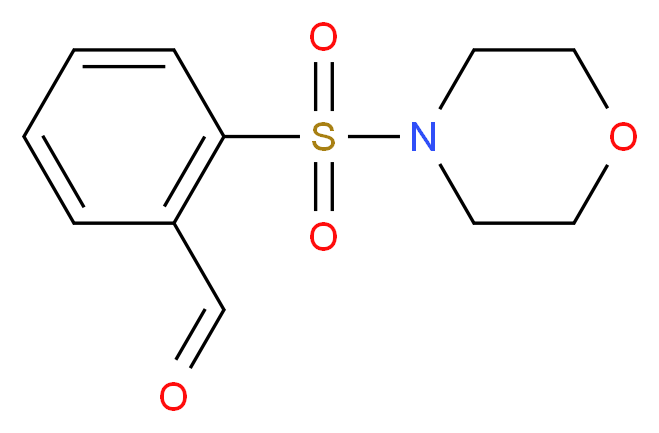 2-(Morpholin-4-ylsulphonyl)benzaldehyde 97%_分子结构_CAS_862500-24-1)