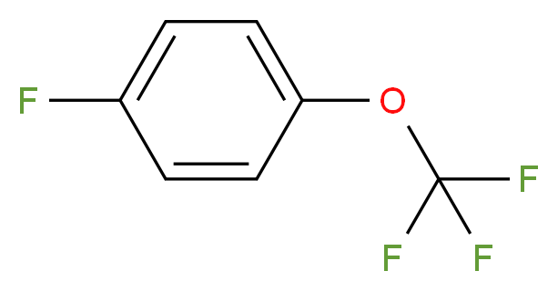 4-(Trifluoromethoxy)fluorobenzene 99%_分子结构_CAS_352-67-0)