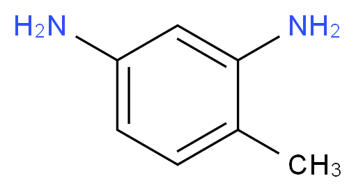 4-methylbenzene-1,3-diamine_分子结构_CAS_95-80-7